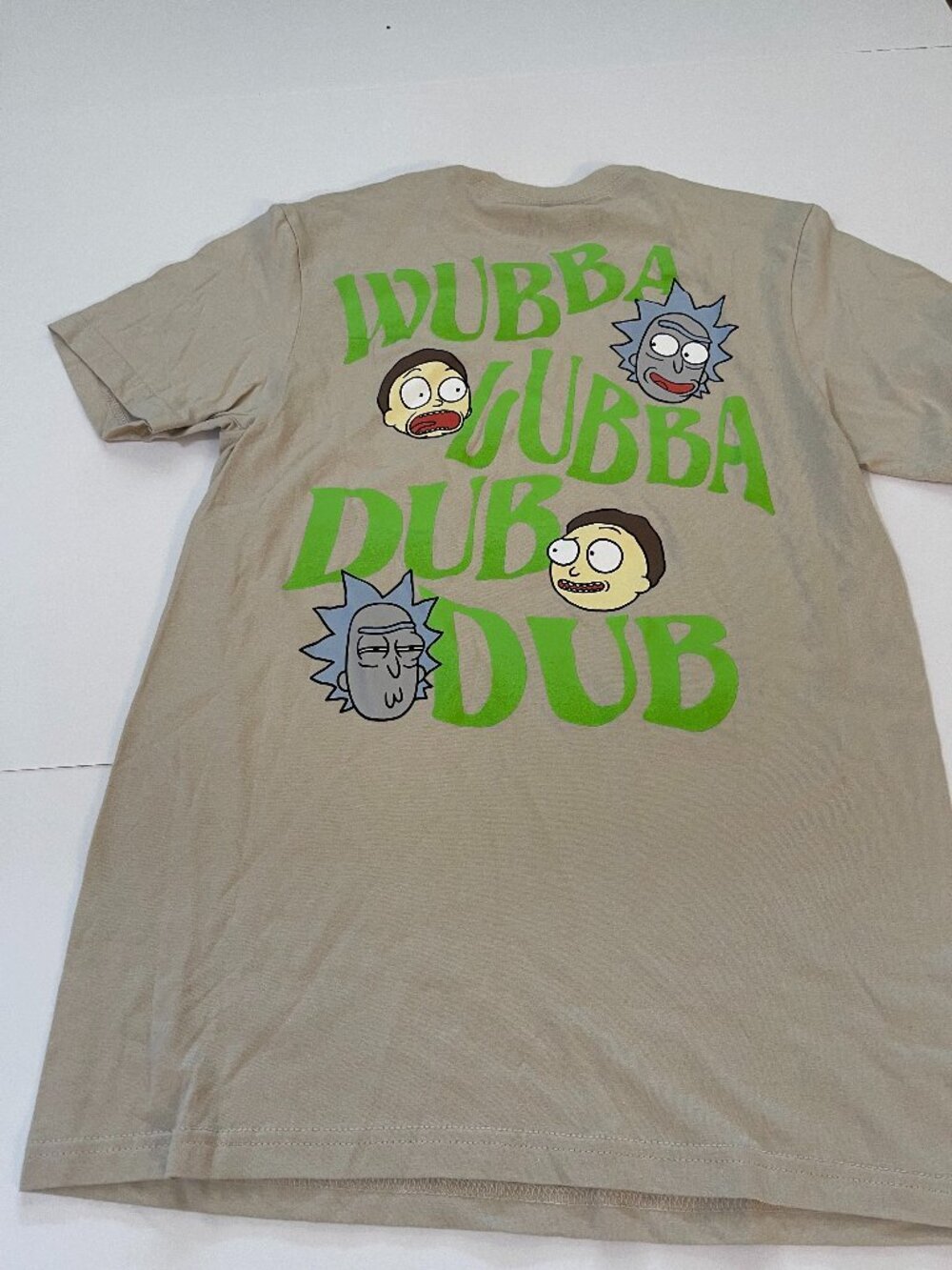Rick and Morty Wubba Lubba Dub Dub Graphic Tee Size Small
